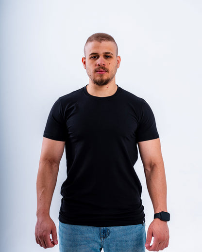 EVOLVE® BLACK MUSCLE TEE